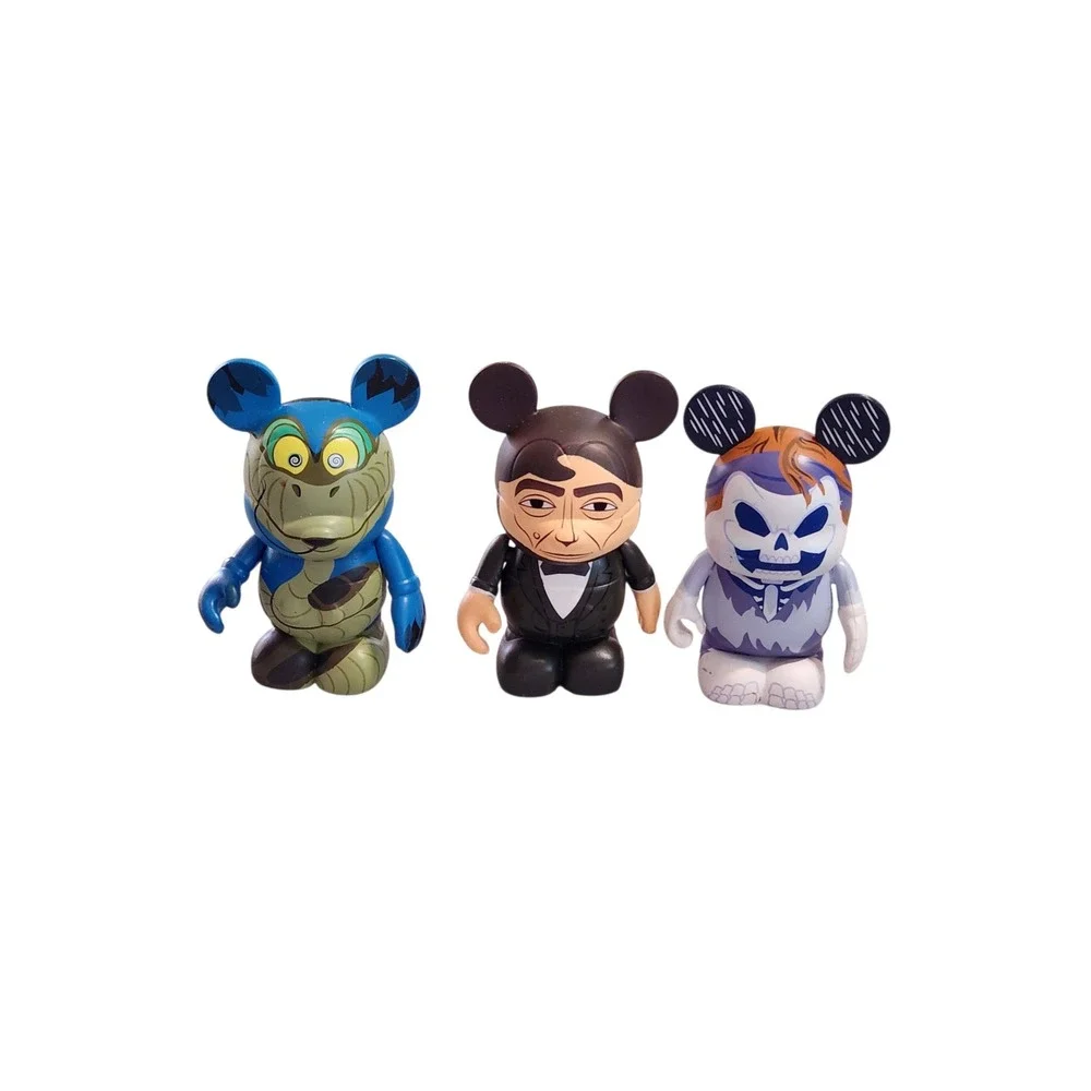 Disney‎ Vinylmation Figures Mixed Lot of 12 50th Villains Jungle Book Marvel